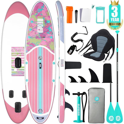 Aufblasbares Stand Up Paddle Board für 2 Personen mit Sitz & Zubehör