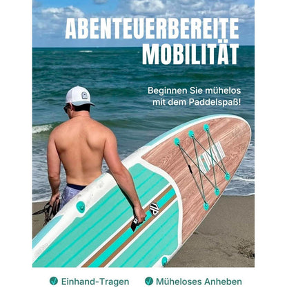 Aufblasbares Stand Up Paddle Board für 2 Personen mit Sitz & Zubehör