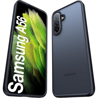 Militärschutz Hülle Samsung Galaxy A56 5G – Stoßfest & Kratzfest Schwarz