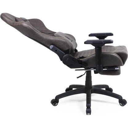Dowinx Gaming Stuhl Bürostuhl 4D Armlehnen Massage Fußstütze
