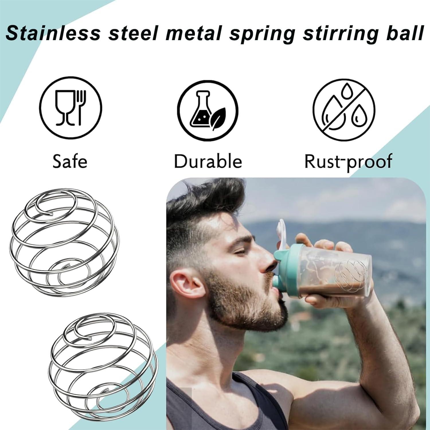 Edelstahl Protein Shaker Ball Blender für Fitness Getränke