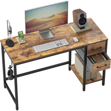 Cubiker Schreibtisch 100x50x75cm, Bürotisch mit 2