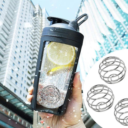 3er Set Edelstahl Protein Shaker Mixer Ball Blender 40mm