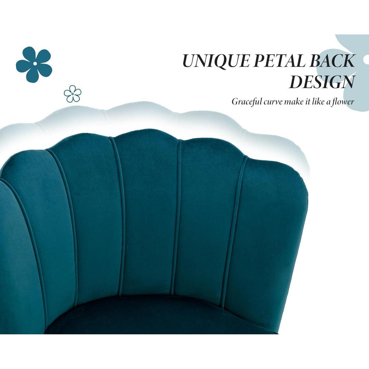 Ya-Home Samt Barhocker 2er Set, Blau – Komfortabler Tresenstuhl