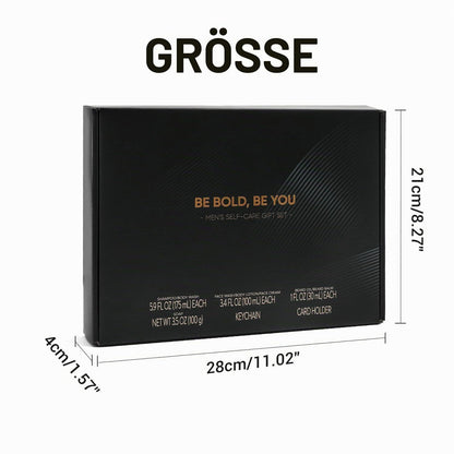 Herren Duschset 10tlg. | Bartpflege & SPA Geschenkset Zedernholz