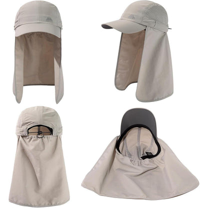 Baseball Cap Herren XL/XXL mit Nackenklappe & UV-Schutz