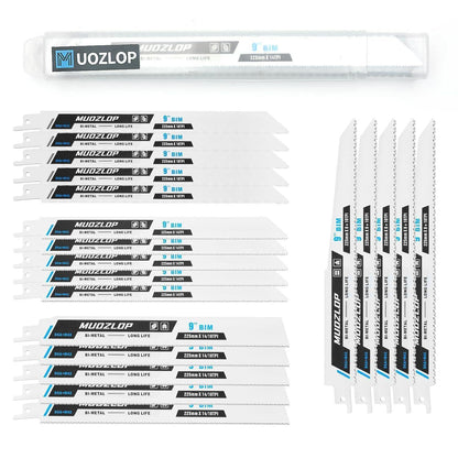 20er Säbelsägeblätter Set für Holz & Metall, CRV & BIM