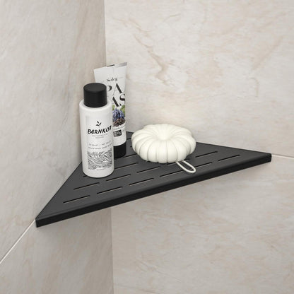 Eck Duschregal Edelstahl 2er Set Schwarz – Platzsparend & Modern