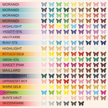 168 Gelstifte Set für Erwachsene – 162 Farben zum Malen & Schreiben