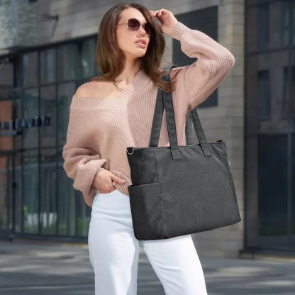 Oscaurt Cord Tote Bag Damen Umhängetasche Crossbody - Bild 3