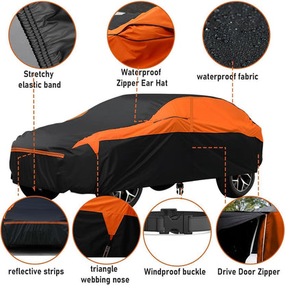 Autoabdeckung Peugeot 208 2012-2019, wasserdicht & atmungsaktiv