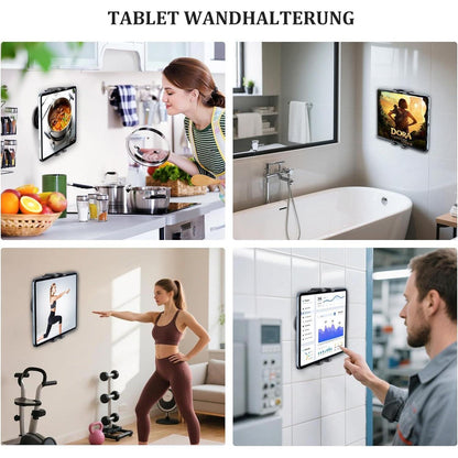 Tablet Wandhalterung Klebebasis 360° Drehbar Universal
