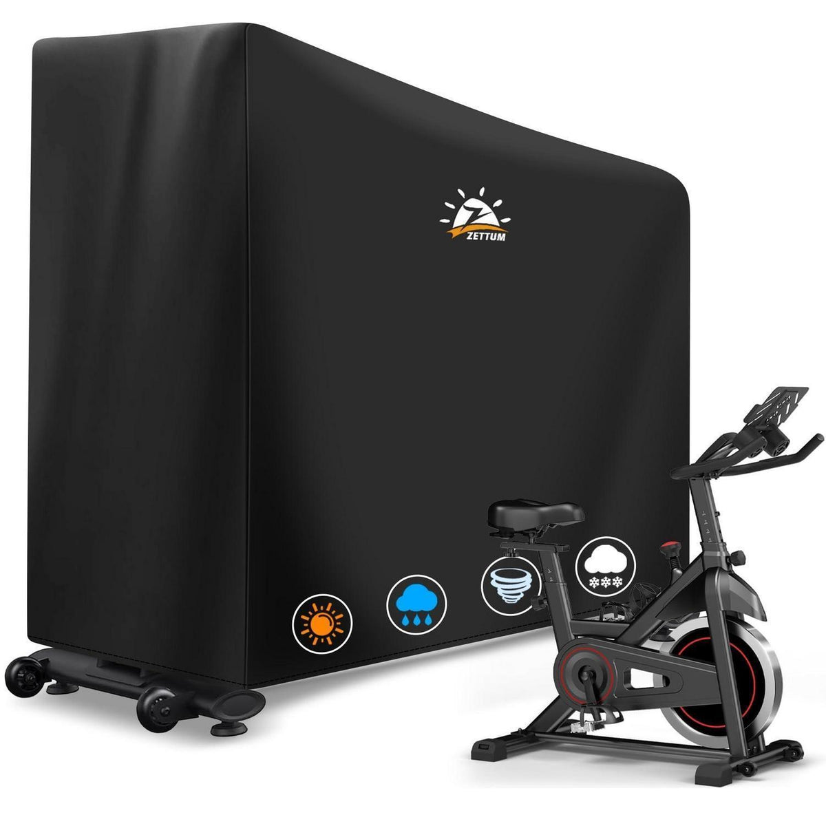 Fahrradabdeckung für Heimtrainer – Wasserdicht & UV-Beständig