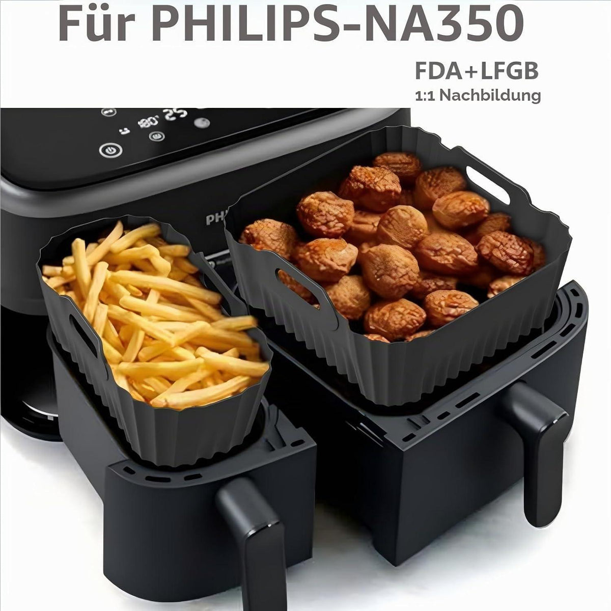 Silikonform für Philips Airfryer 3000 Serie – 2er Set