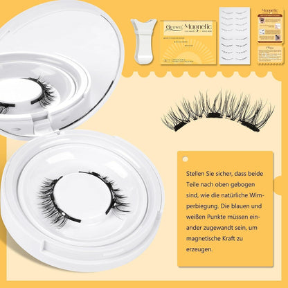 Wiederverwendbare Magnet-Wimpern Set – Natürlicher Look & Einfach Anzulegen