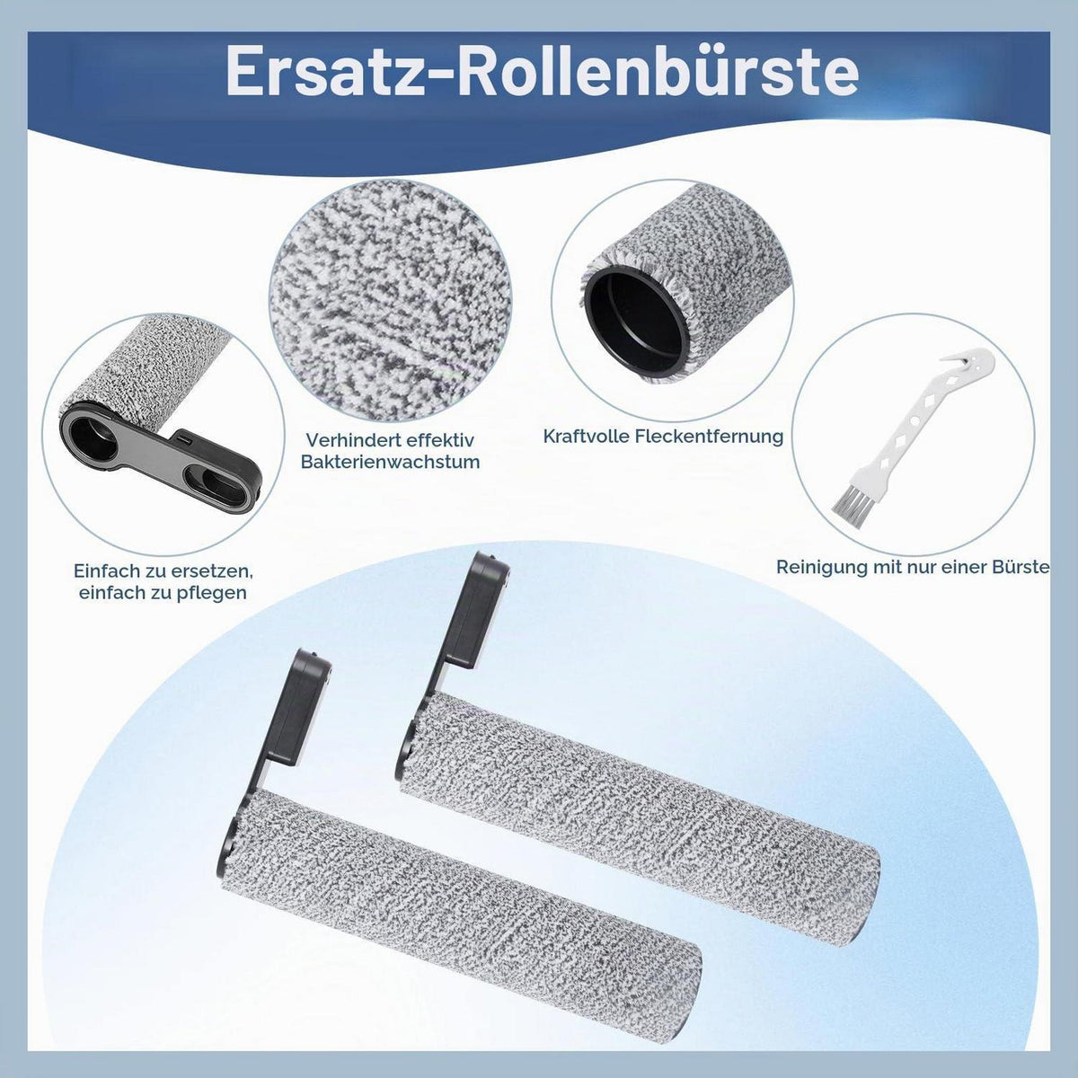 Ersatzteilset für Roborock Flexi Nass-Trocken-Sauger: Bürstenrolle & HEPA Filter