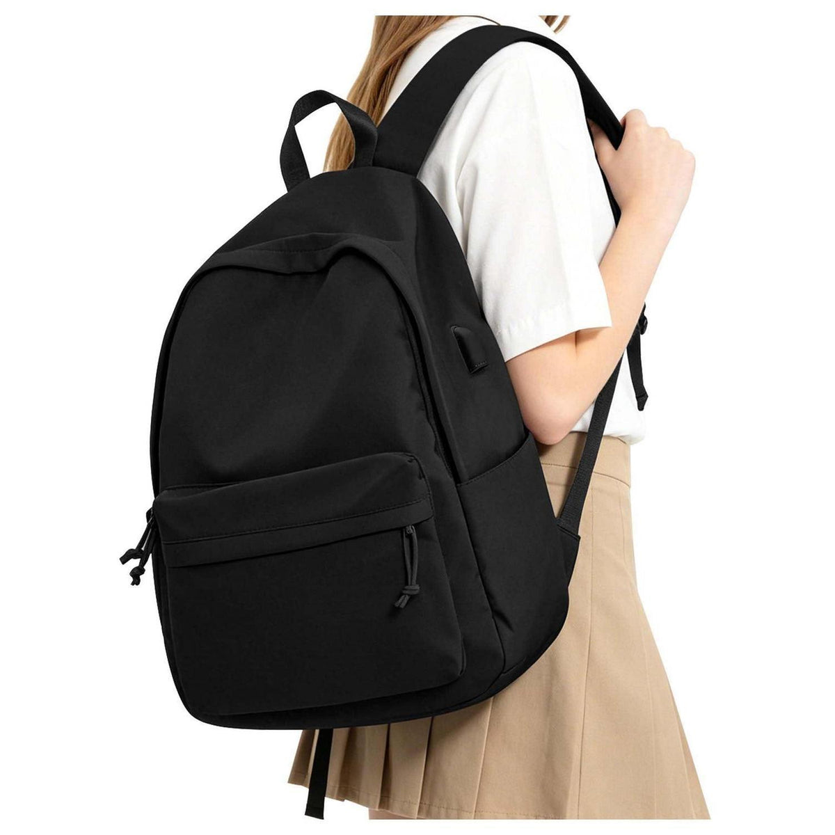 Schulrucksack Wasserdicht für Mädchen & Jungen – Schwarz