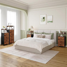 Hohe Kommode mit 5 Stoffschubladen – Schlafzimmer & Wohnzimmer