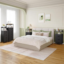 Hohe Kommode mit 5 Stoffschubladen – Schlafzimmer & Wohnzimmer