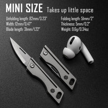 Mini EDC Titan Klappmesser – Kompakt & Vielseitig für Alltag & Outdoor