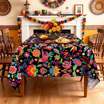 Wasserdichte Mexiko Tischdecke – Rechteckig 140x178 cm