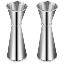 Edelstahl Cocktail Messbecher Set 2er Pack (1oz & 2oz)