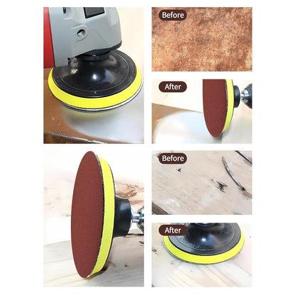 Schleifpapier 100mm Klett 60er Körnung, 60 Stück