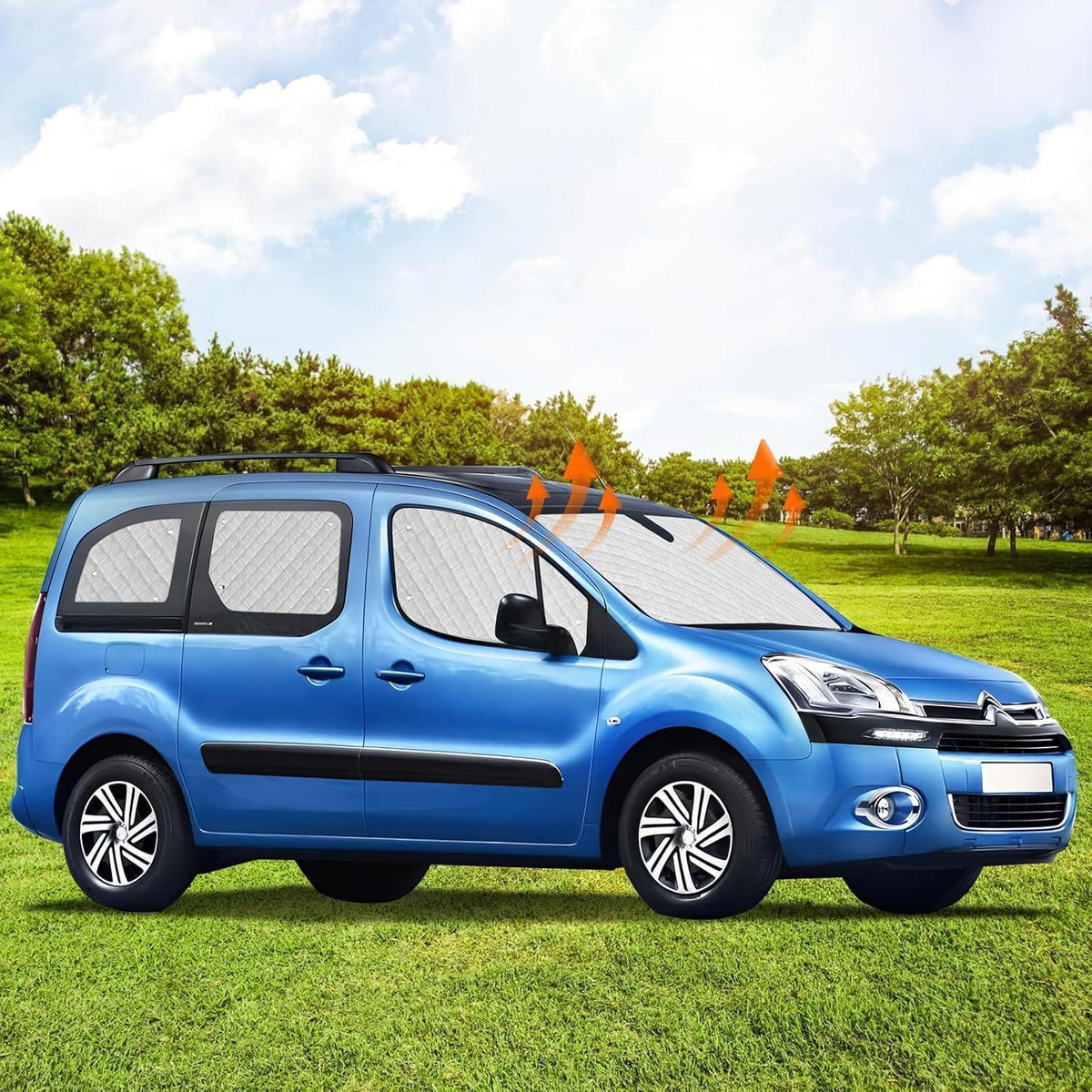 Thermomatte Citroen Berlingo 2018-2026 SWB – Sonnenschutz & Temperaturkontrolle