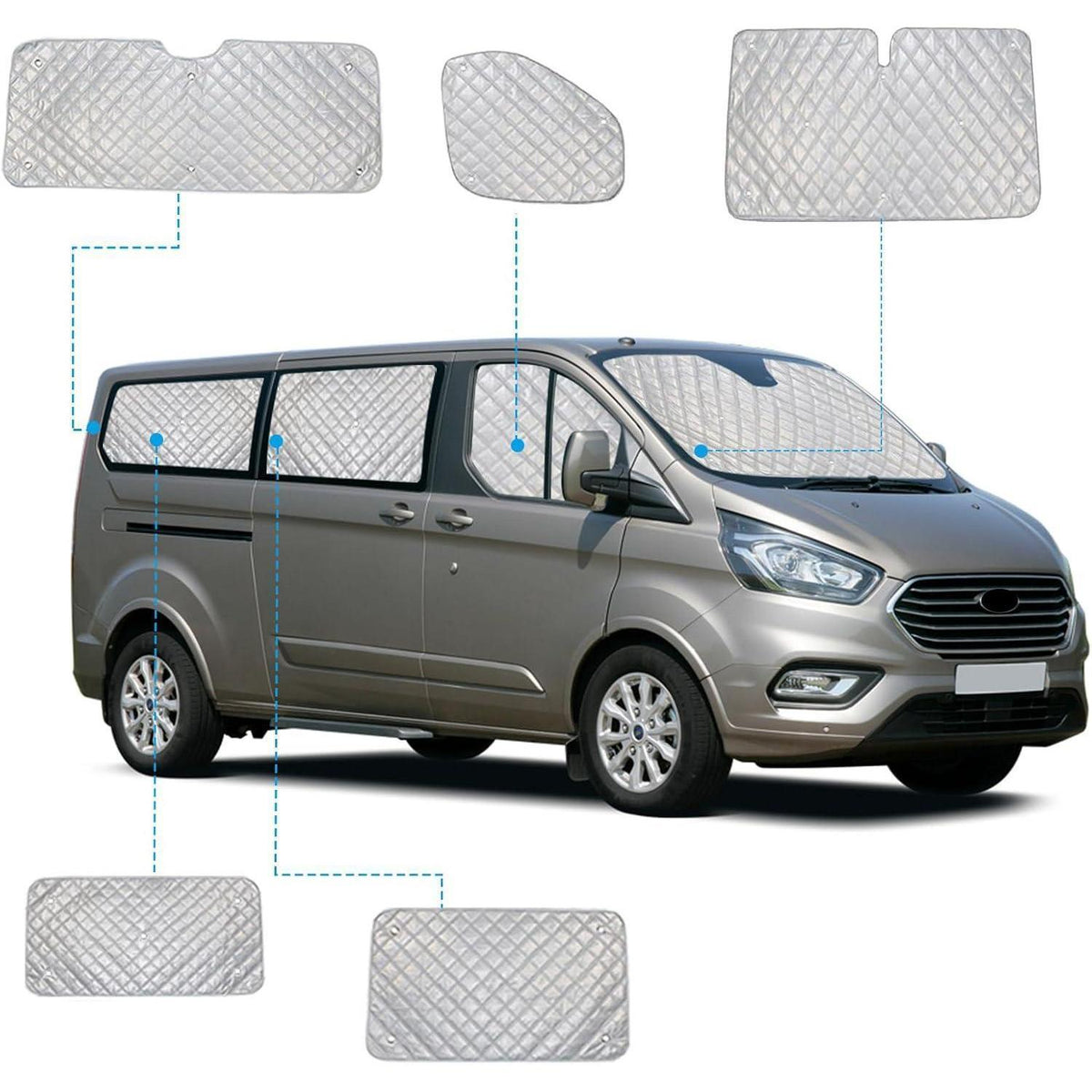 Thermomatte Ford Transit Custom 2012-2025 – Sonnenschutz Innenraum