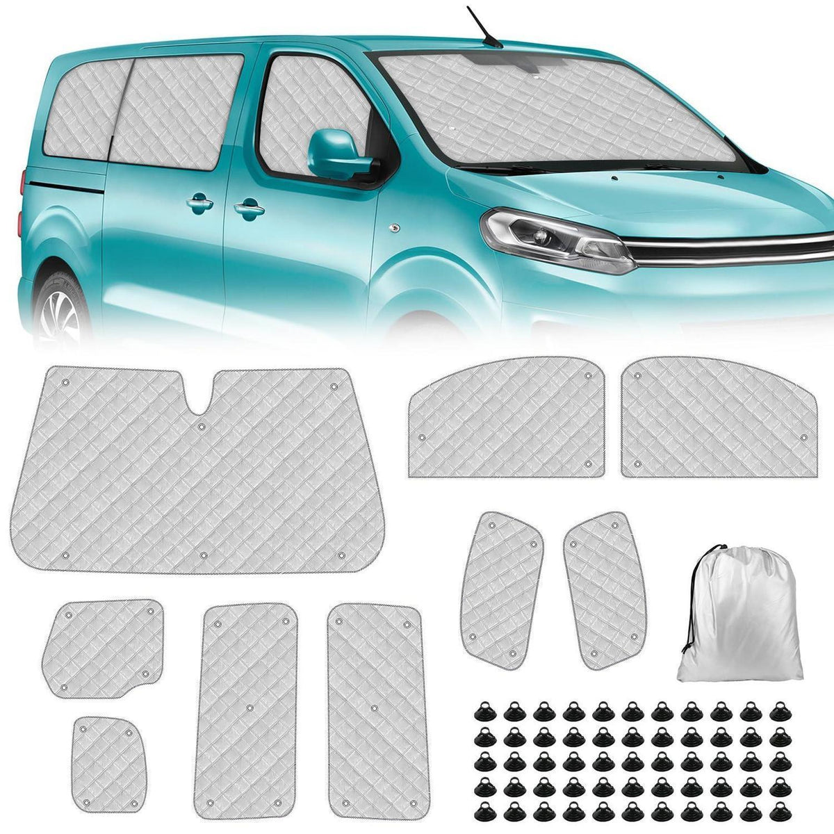 Thermomatte Fahrerhaus Citroen Jumpy/Dispatch/Vivaro L2