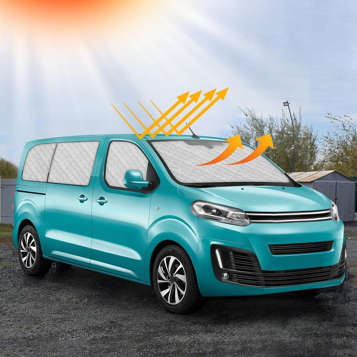 Thermomatte Fahrerhaus Citroen Jumpy/Dispatch/Vivaro L2