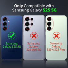 Samsung Galaxy S25 3in1 Schutz: Hülle & 2x Panzerglasfolie