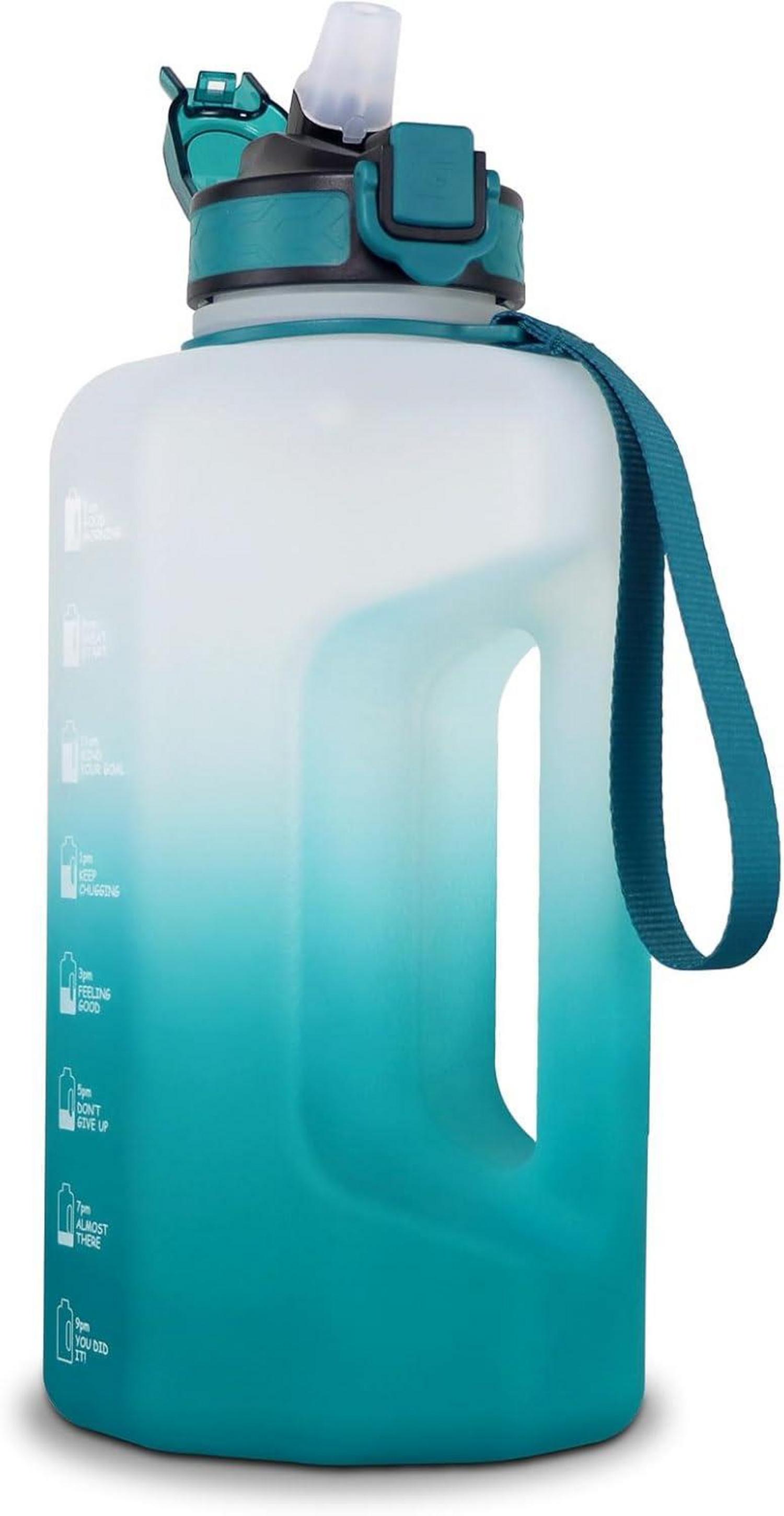 2.2L Trinkflasche BPA frei auslaufsicher motivierende Zitate