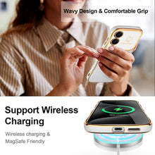 Handyhülle Samsung S25 Edge Mädchen Wellen Galvanisiert Weiß