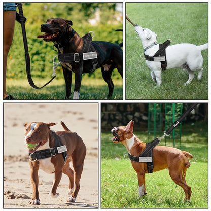 Hundegeschirr Fleece Schwarz L – 360° Drehung & Reflektierend