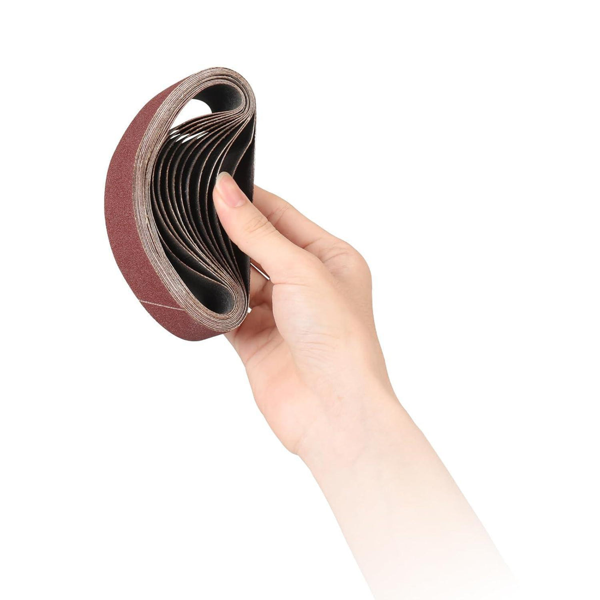 Schleifbänder 30x330 mm Körnung 60 (10 Stück) für Bandschleifer