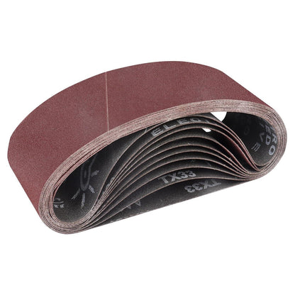 Schleifbänder 75x510 mm Körnung 120, 10 Stück