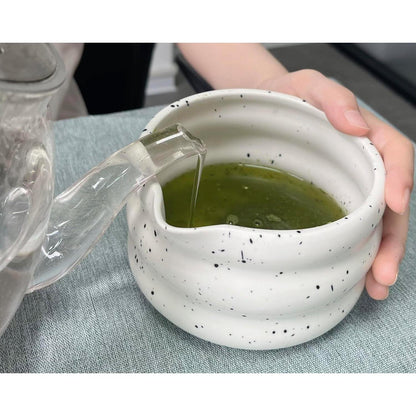 Komplettes Matcha Set – 5-teilig für traditionelle Teezeremonie (Weiß)
