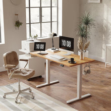 FEZIBO Schreibtisch Elektrisch Höhenverstellbar 140 x 60 cm