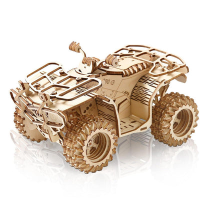 3D Puzzle Strandwagen Holzmodell – Bausatz für Erwachsene