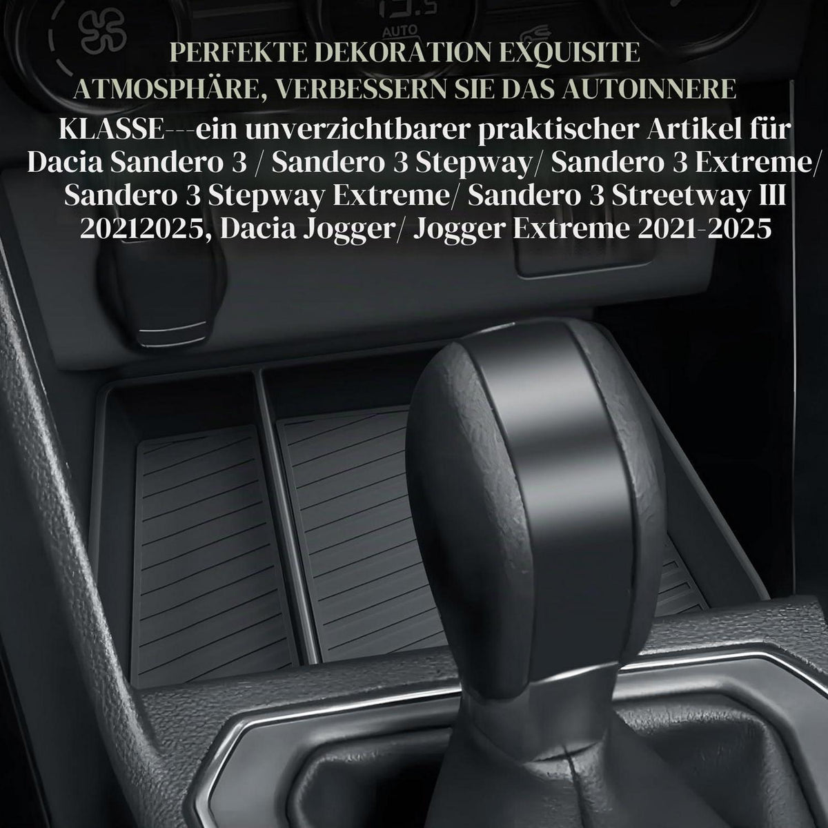Mittelkonsolen Organizer für Dacia Sandero 3 / Stepway 3 / Jogger