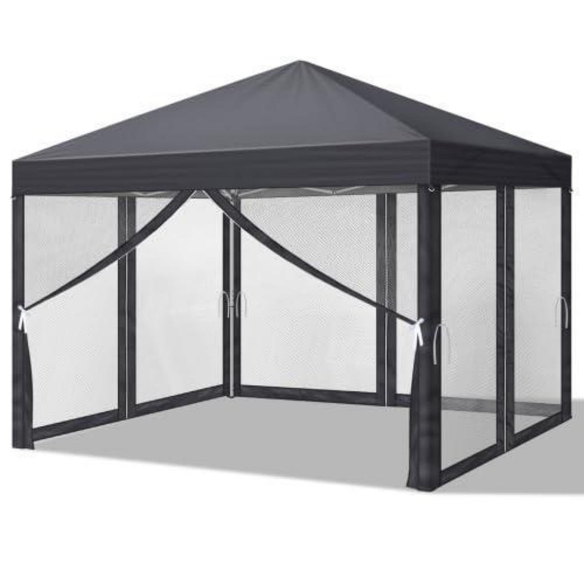 Faltpavillon 3x3m – Wasserdicht & UV-Schutz mit Mesh-Wänden