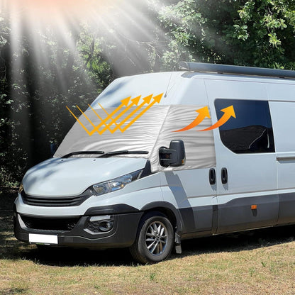 Frontscheibenabdeckung Iveco Daily 2014-2025 – Wasserdicht & Sonnenschutz
