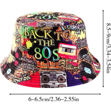80er Bucket Hut Unisex – Retro Fischerhut für Outdoor & Reisen