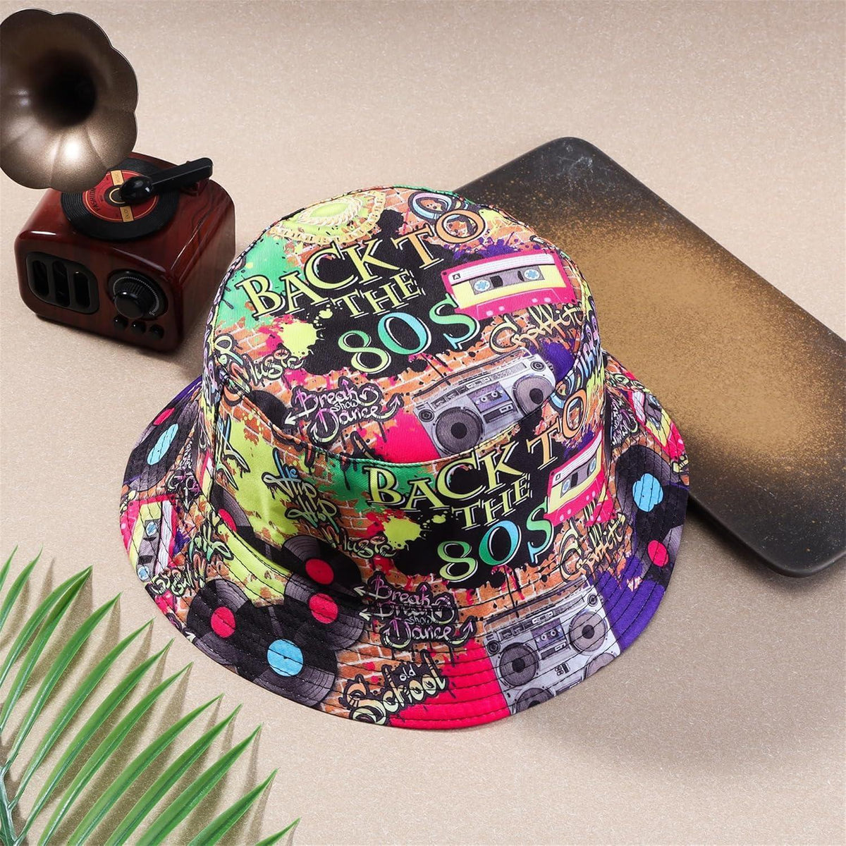 80er Bucket Hut Unisex – Retro Fischerhut für Outdoor & Reisen