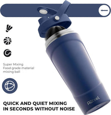 Edelstahl Protein Shaker 750ml mit Kugel BPA-frei Isolierter