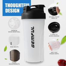 BPA-freier Protein Shaker für Fitness, 2er Set