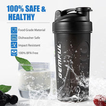 Protein Shaker 750ml BPA-frei für Proteinshakes, Fitness