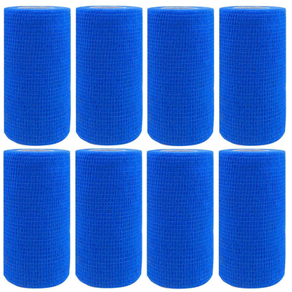 8x Selbstklebende Verband Bandage 10cm x 4,5m – Elastische Fixierbinde
