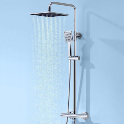 Thermostat-Duschsystem mit Regendusche & Verbrühschutz